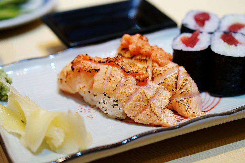 Makanan Sushi Menu Ikan Salmon